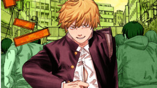 学生服を着たデンジ